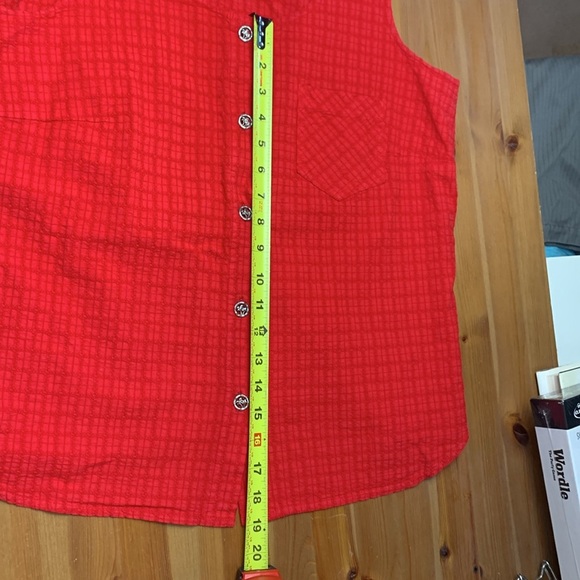 LA Seat Covers Vintage Red Vest w Silver Palm Tree Buttons - Picture 12 of 13